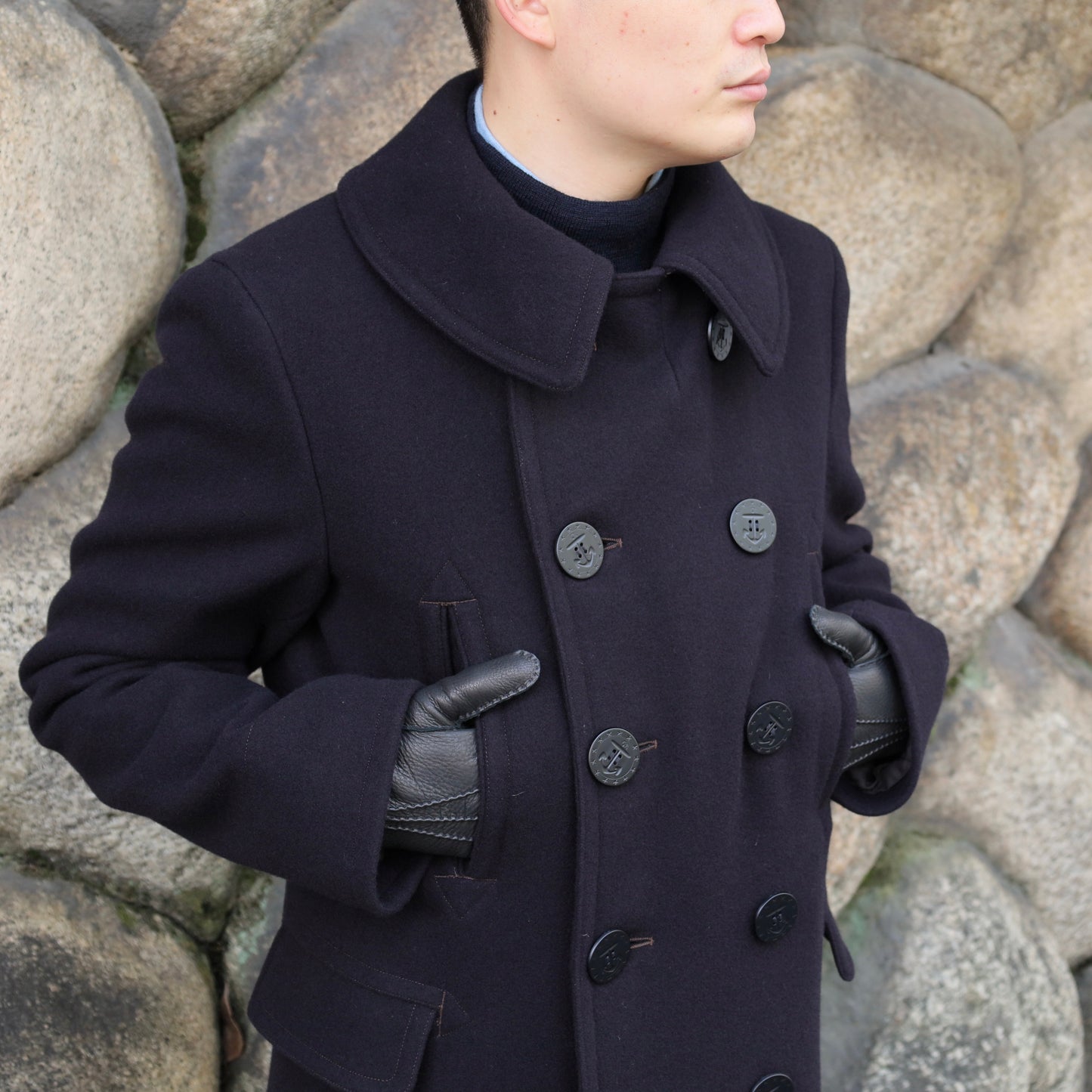 PEA COAT LONG MADE IN JAPAN