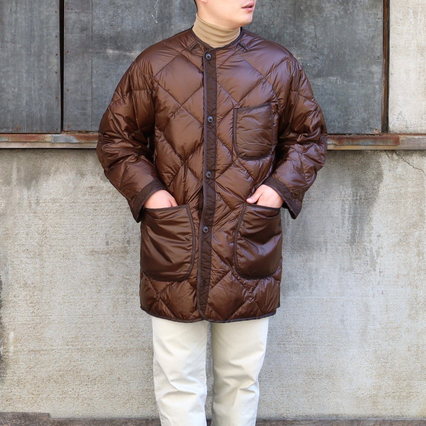 RMFC M51 FISHTAIL PARKA NYLON TAFFETA with DOWN LINER BROWN