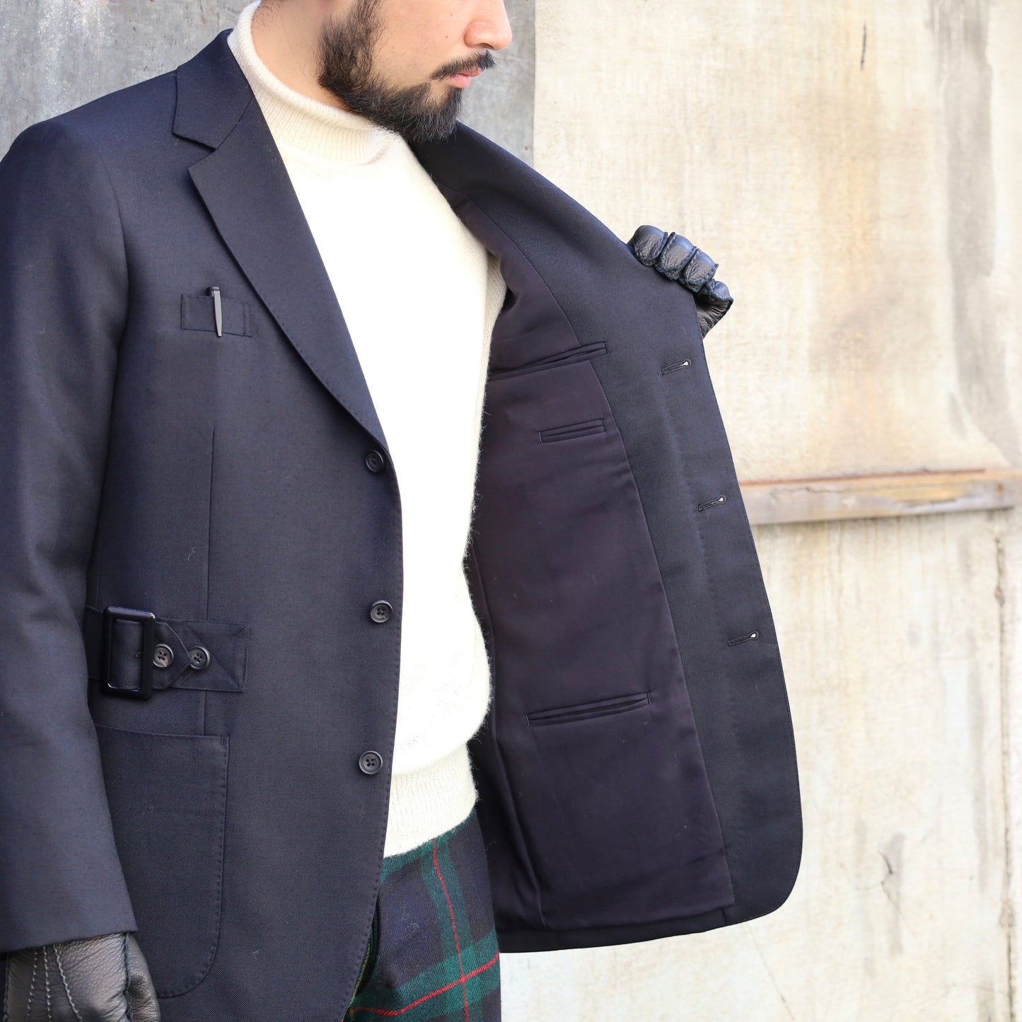 TRAVEL JACKET WOOL SERGE