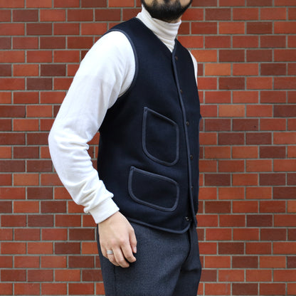 BEACH CLOTH VEST NAVY