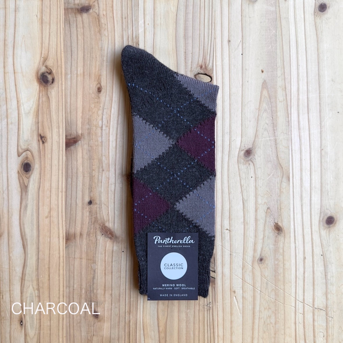 PANTHERELLA ARGYLE SOCKS WOOL