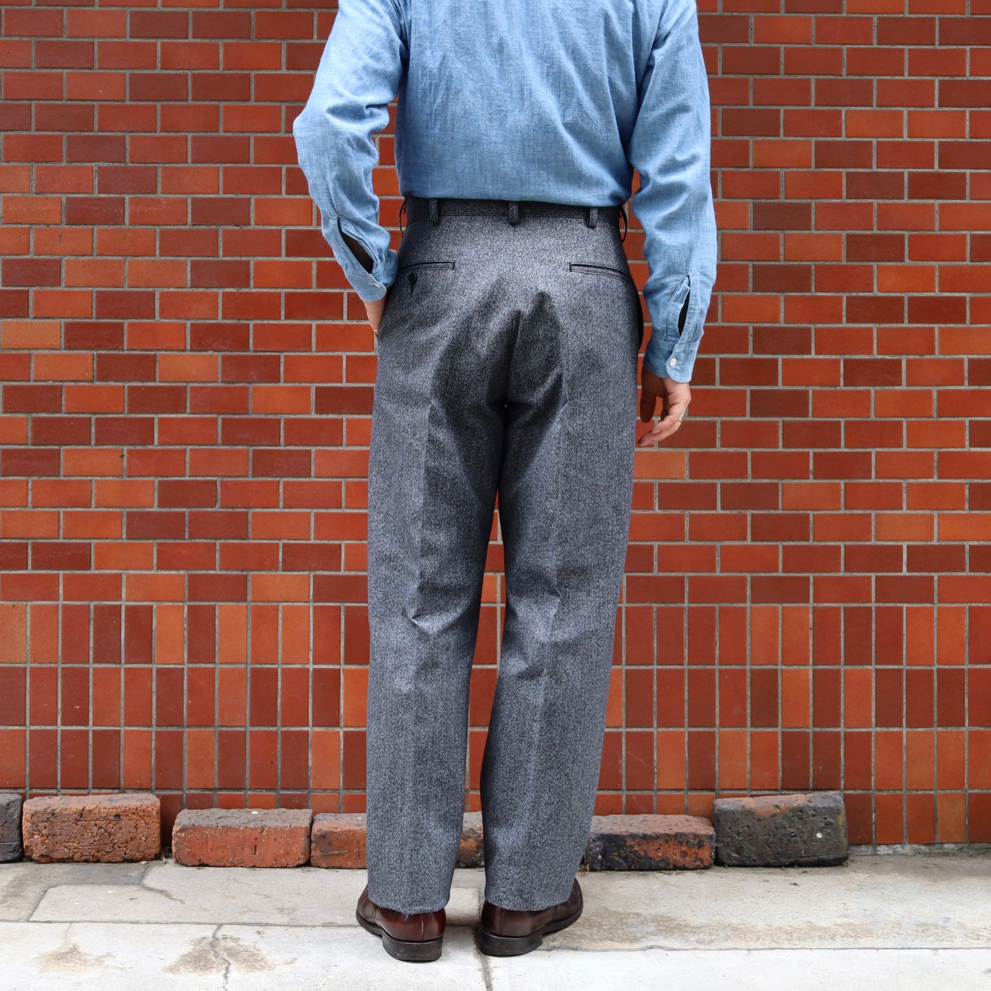 YANKSHIRE M1963 TROUSERS HEATHER CHAMBRAY