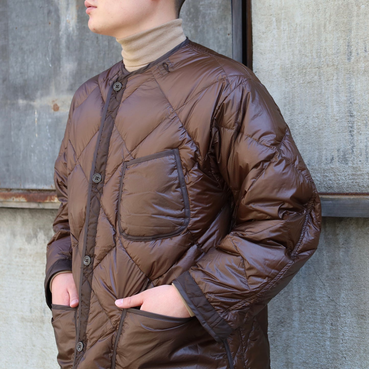 RMFC M51 FISHTAIL PARKA NYLON TAFFETA with DOWN LINER BROWN