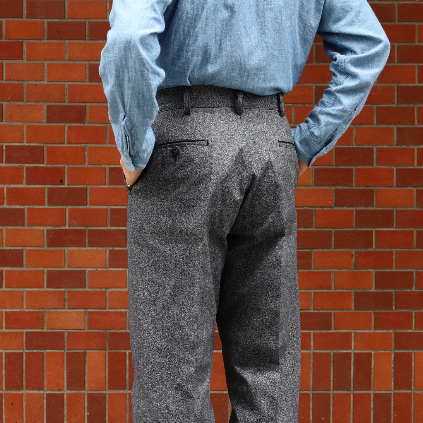 YANKSHIRE M1963 TROUSERS HEATHER CHAMBRAY