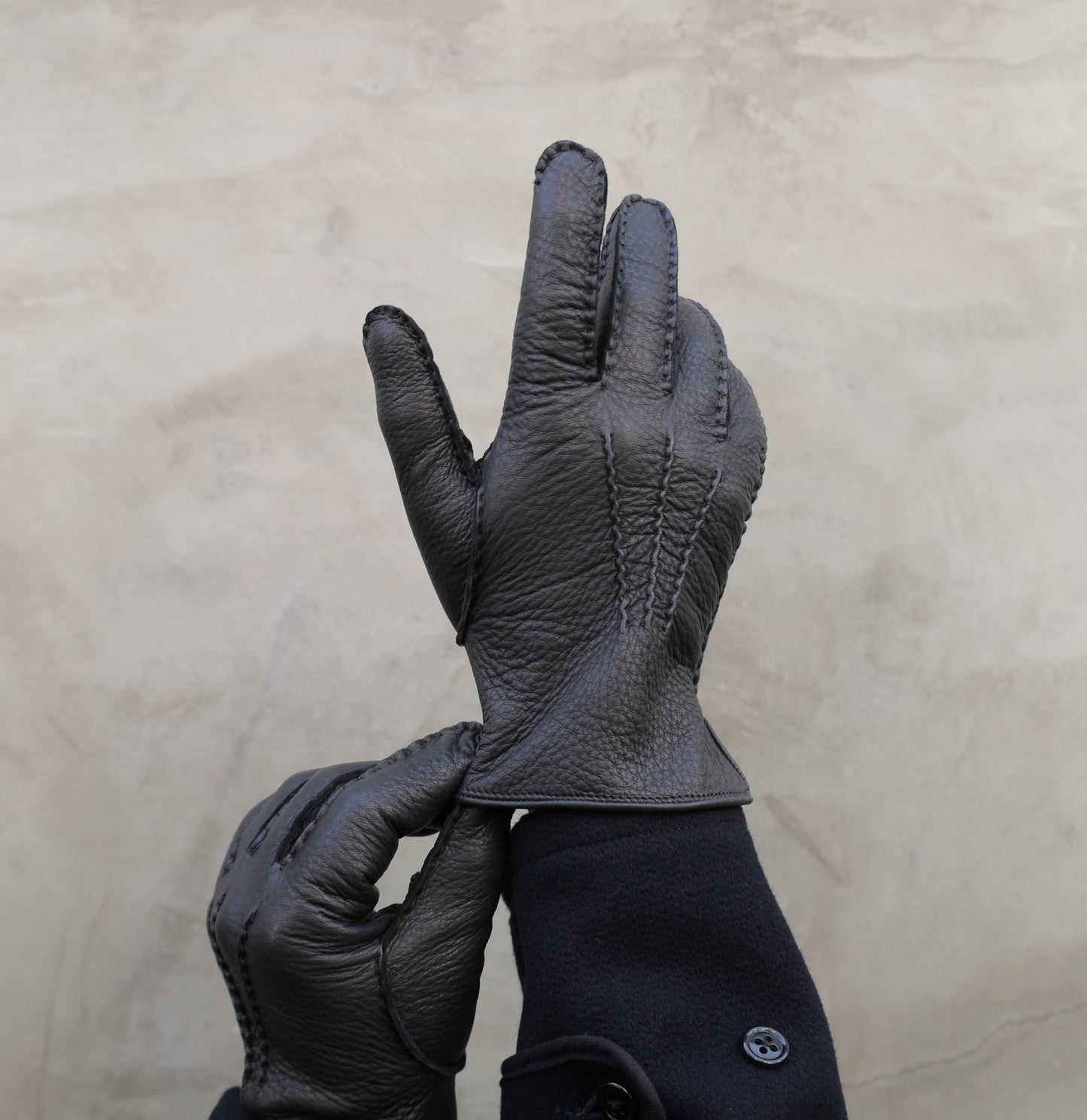 POUJADE GLOVES DEERSKIN UNLINED