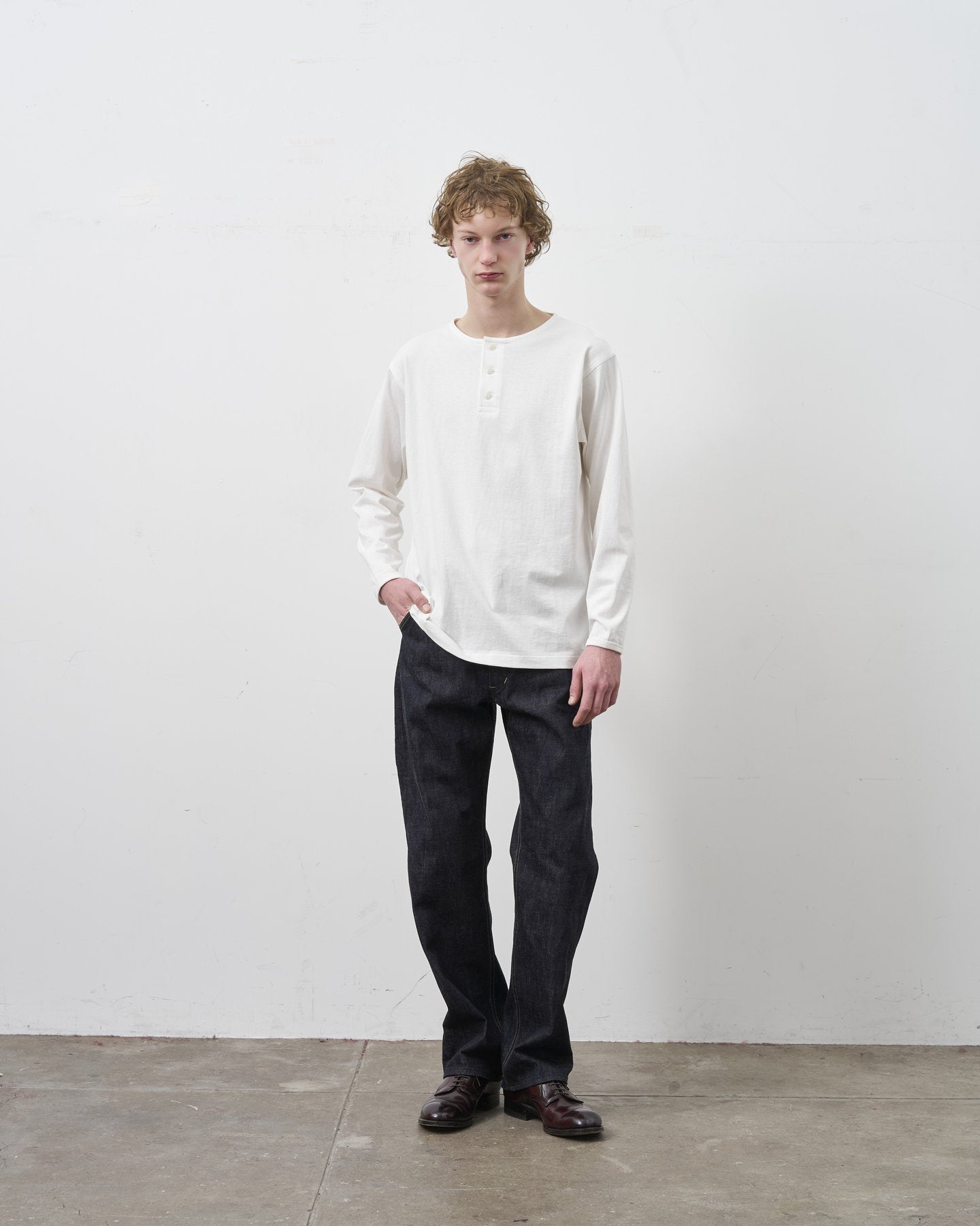 BIG YANK HENRY NECK TEE L/S 【Launch on 27th June】