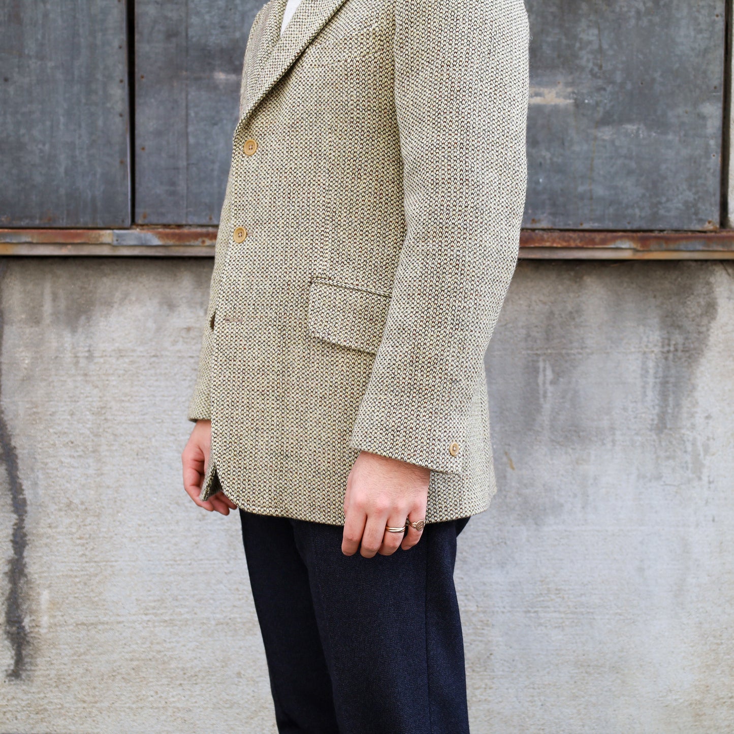 DUNN JACKET WOOL TWEED