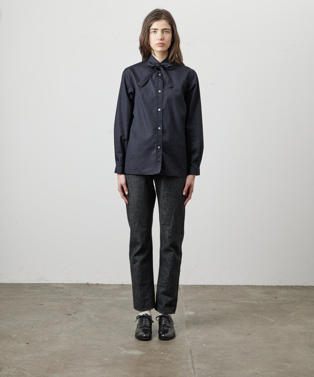 MILLICENT BOWTIE SHIRTS BLACK