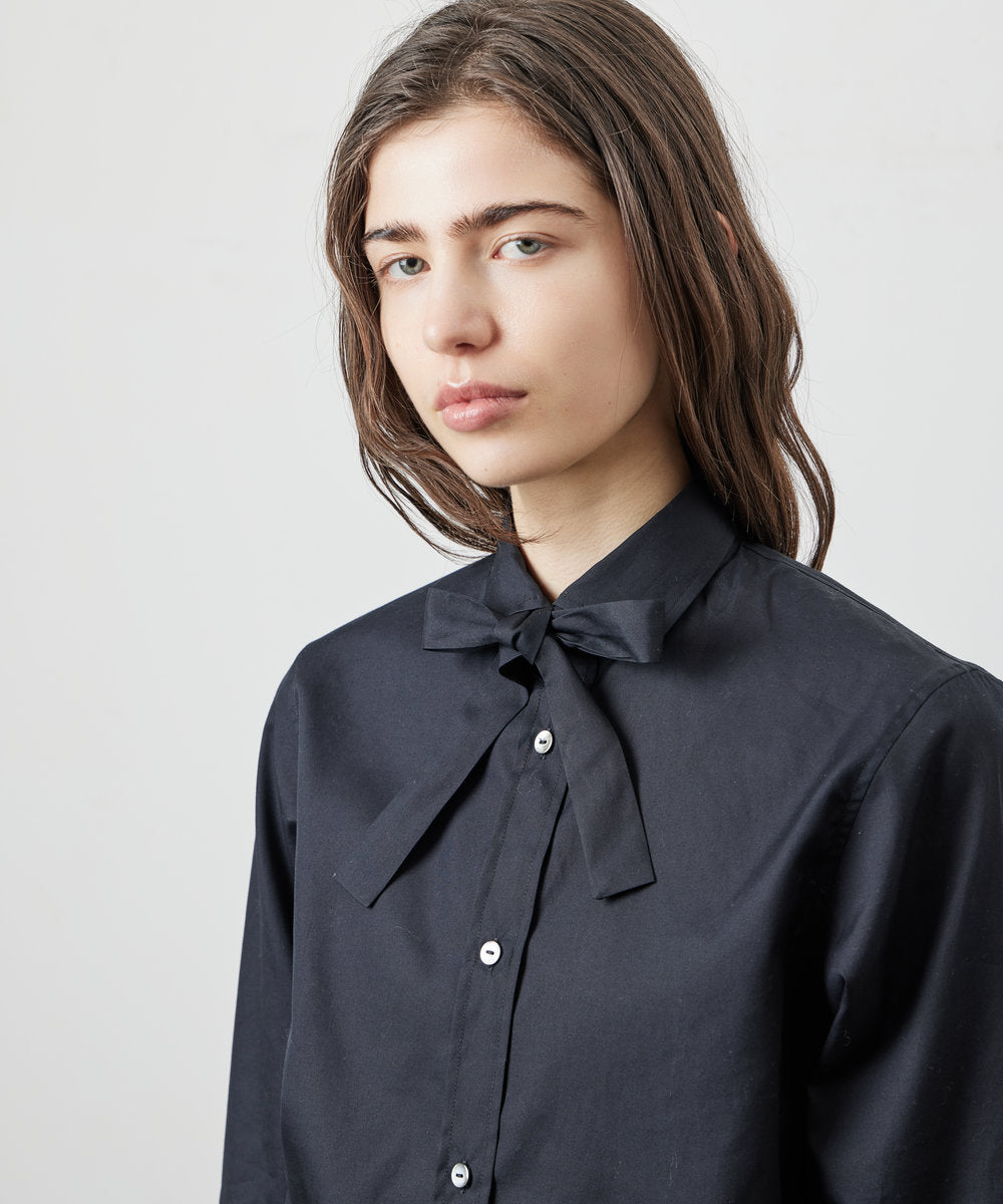 MILLICENT BOWTIE SHIRTS BLACK