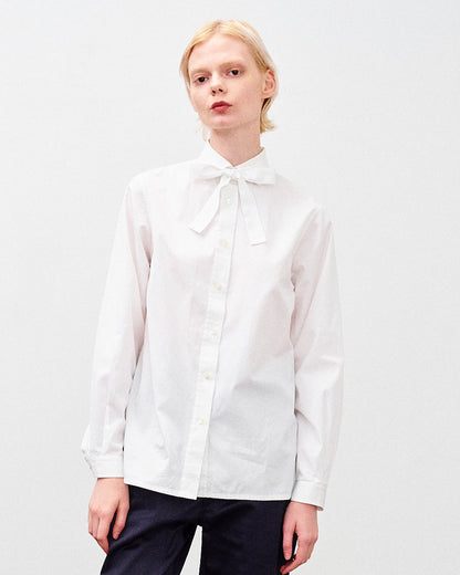 MILLICENT BOWTIE SHIRTS WHITE