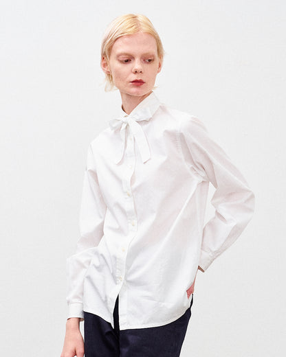 MILLICENT BOWTIE SHIRTS WHITE