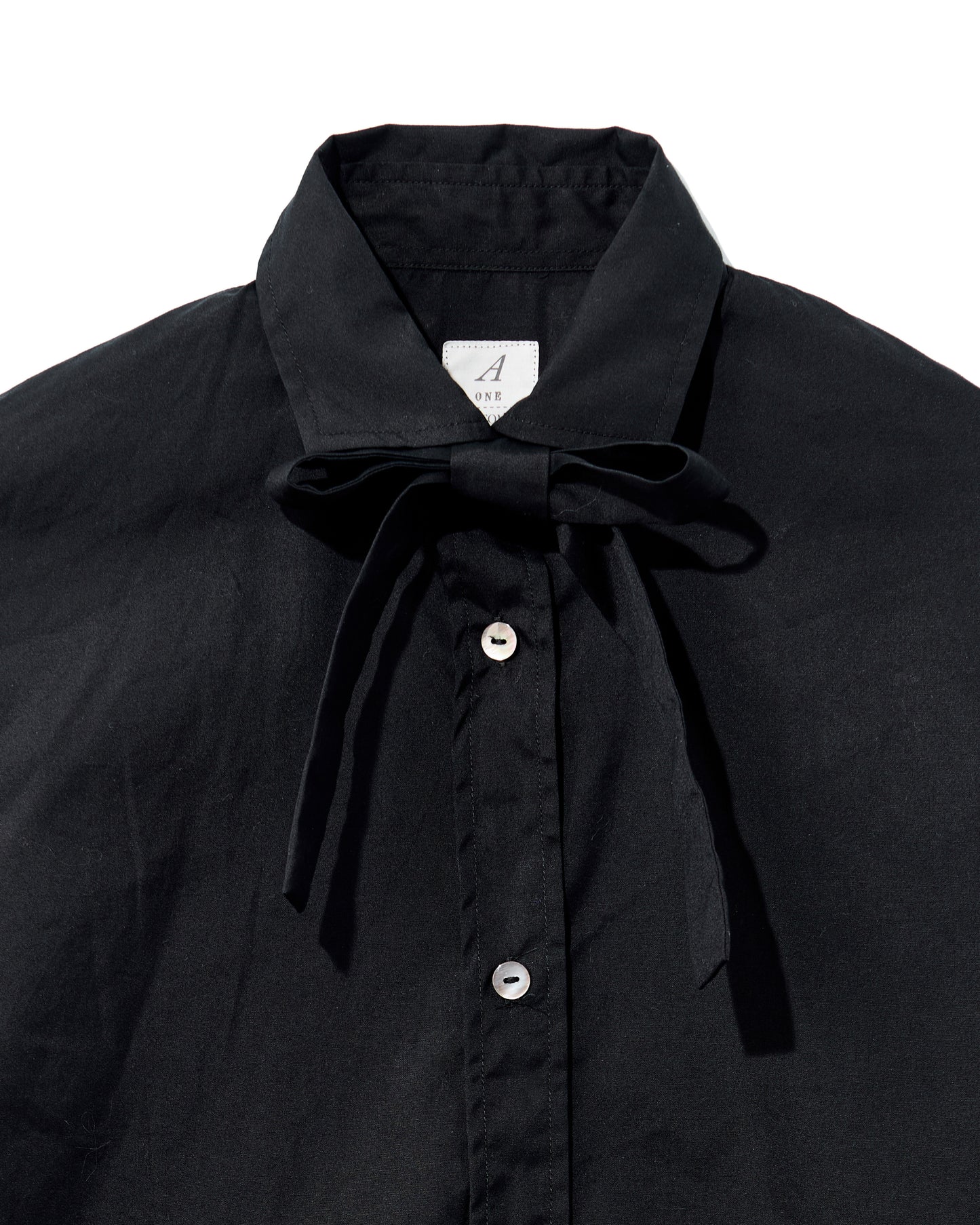 MILLICENT BOWTIE SHIRTS BLACK
