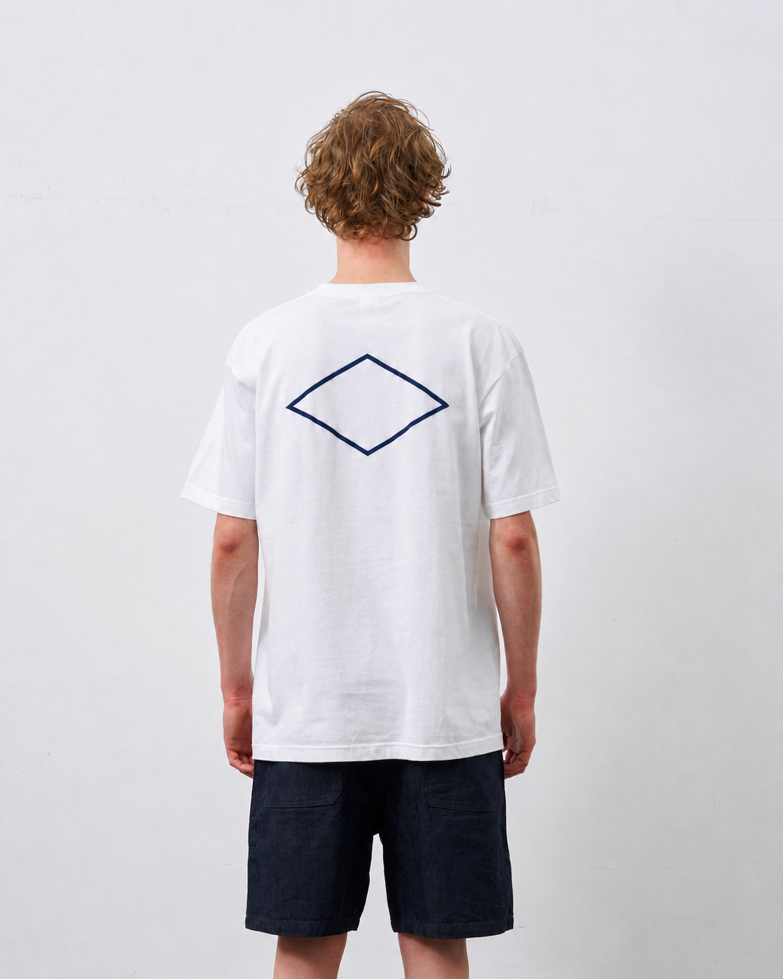 BIG YANK DIAMOND BACK TEE WHITE