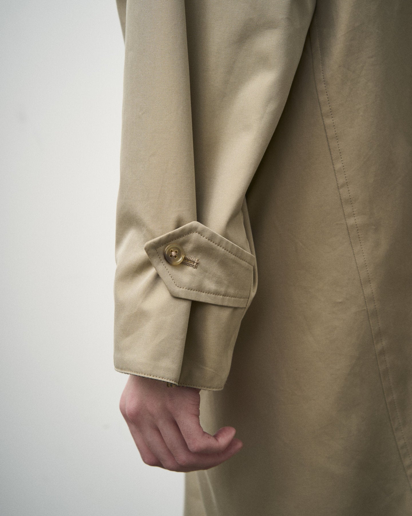 SINGLE RAGLAN COAT Ⅱ REVERSIBLE OVER CHECK BEIGE