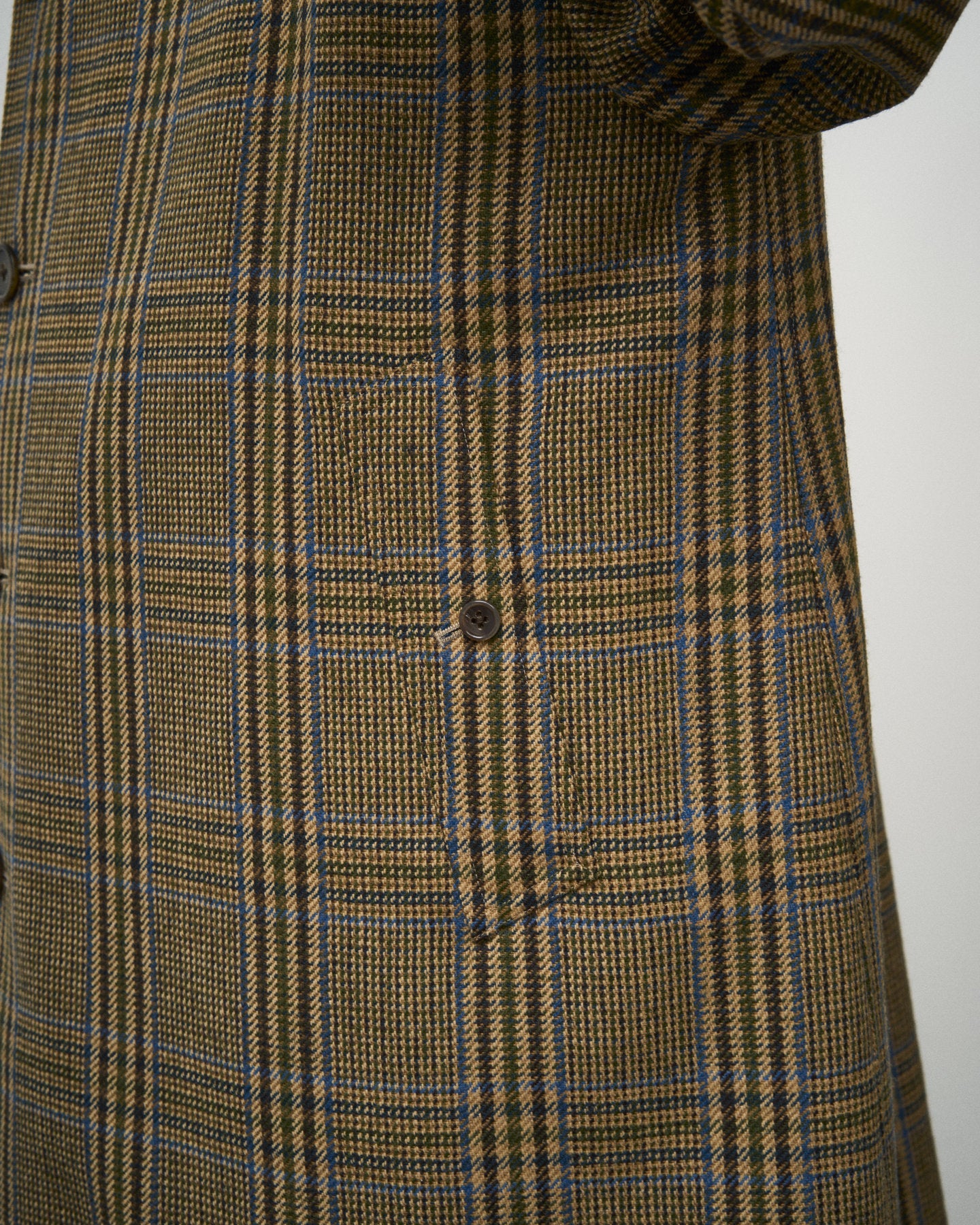 SINGLE RAGLAN COAT Ⅱ REVERSIBLE OVER CHECK BEIGE