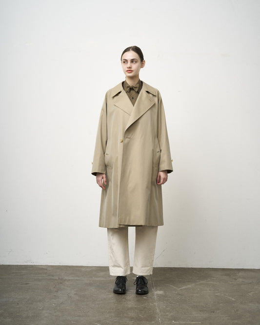 SINGLE RAGLAN COAT Ⅹ GABARDINE BEIGE