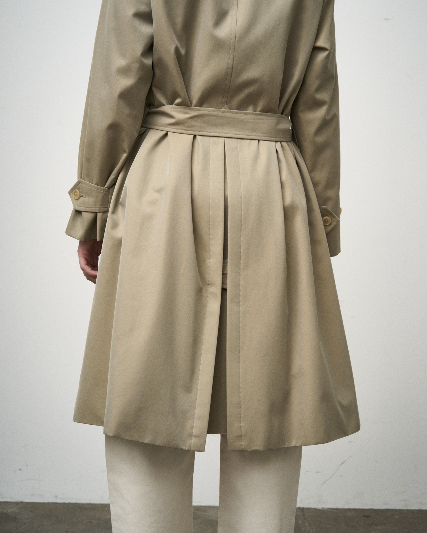 SINGLE RAGLAN COAT Ⅹ GABARDINE BEIGE