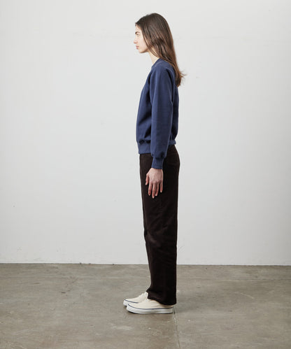 SWEAT SHIRTS RAGLAN SLEEVE CREW NECK NAVY