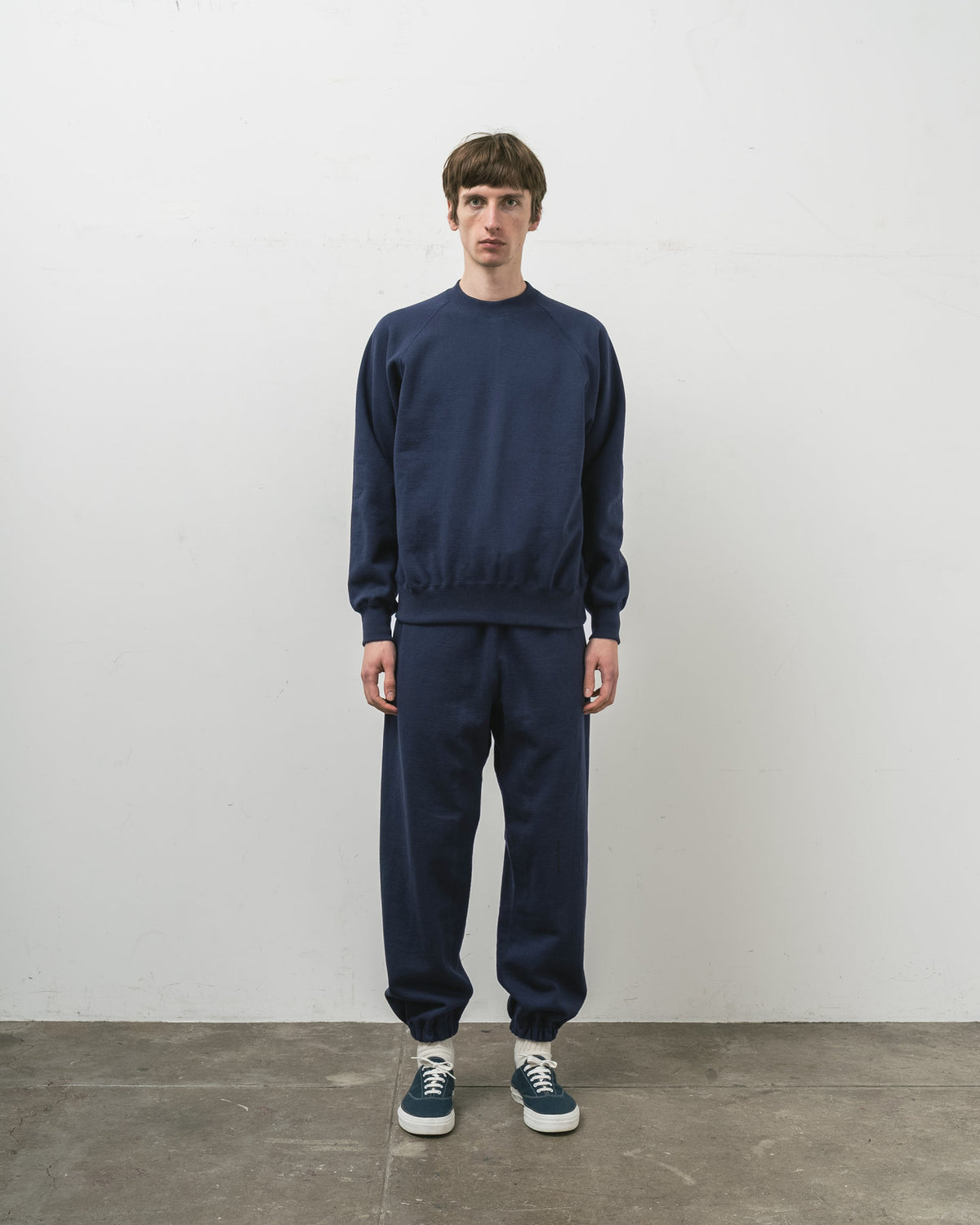 【Restock on Saturday, October 3rd】 SWEAT SHIRTS RAGLAN SLEEVE CREW NECK NAVY