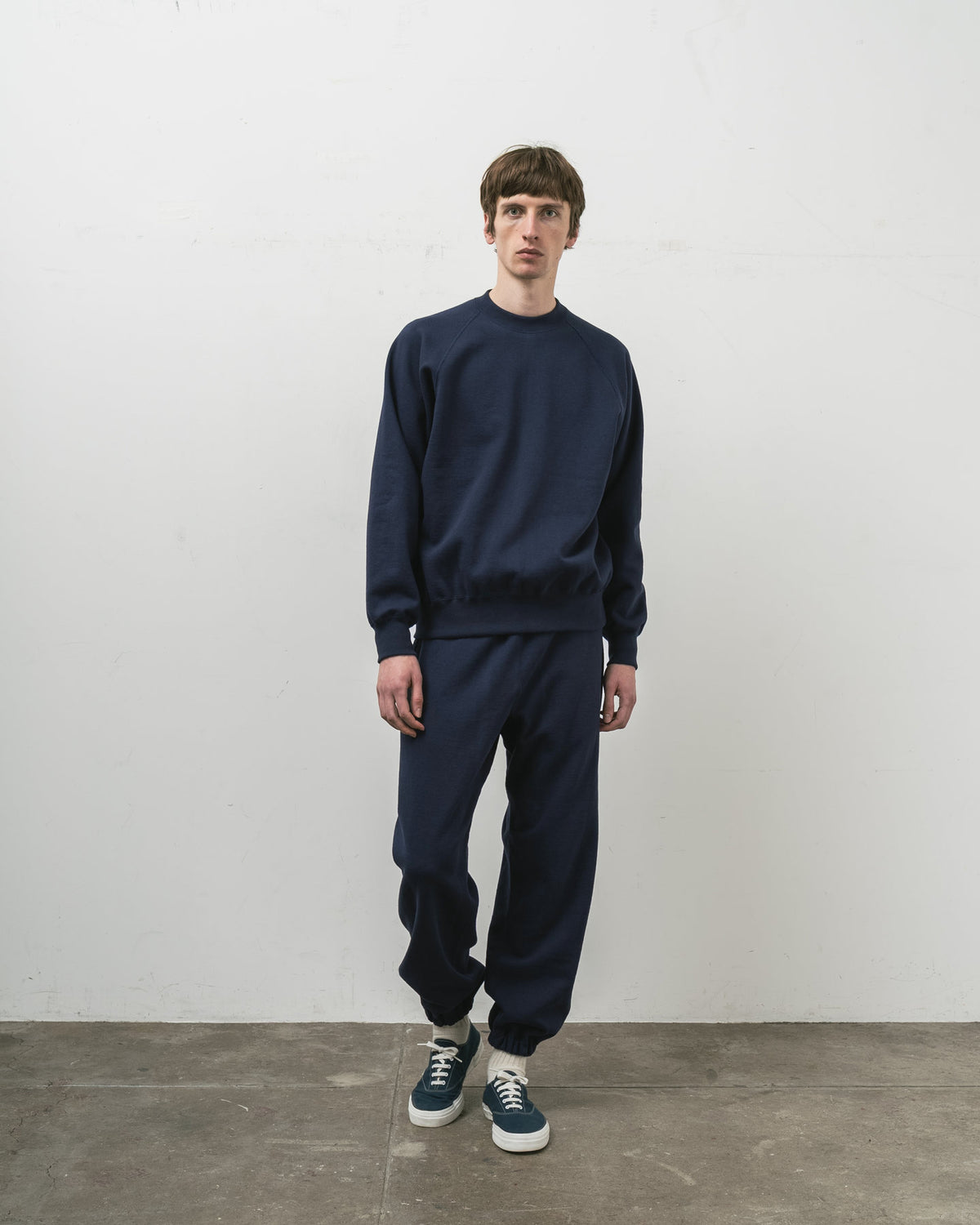 【Restock on Saturday, October 3rd】 SWEAT SHIRTS RAGLAN SLEEVE CREW NECK NAVY