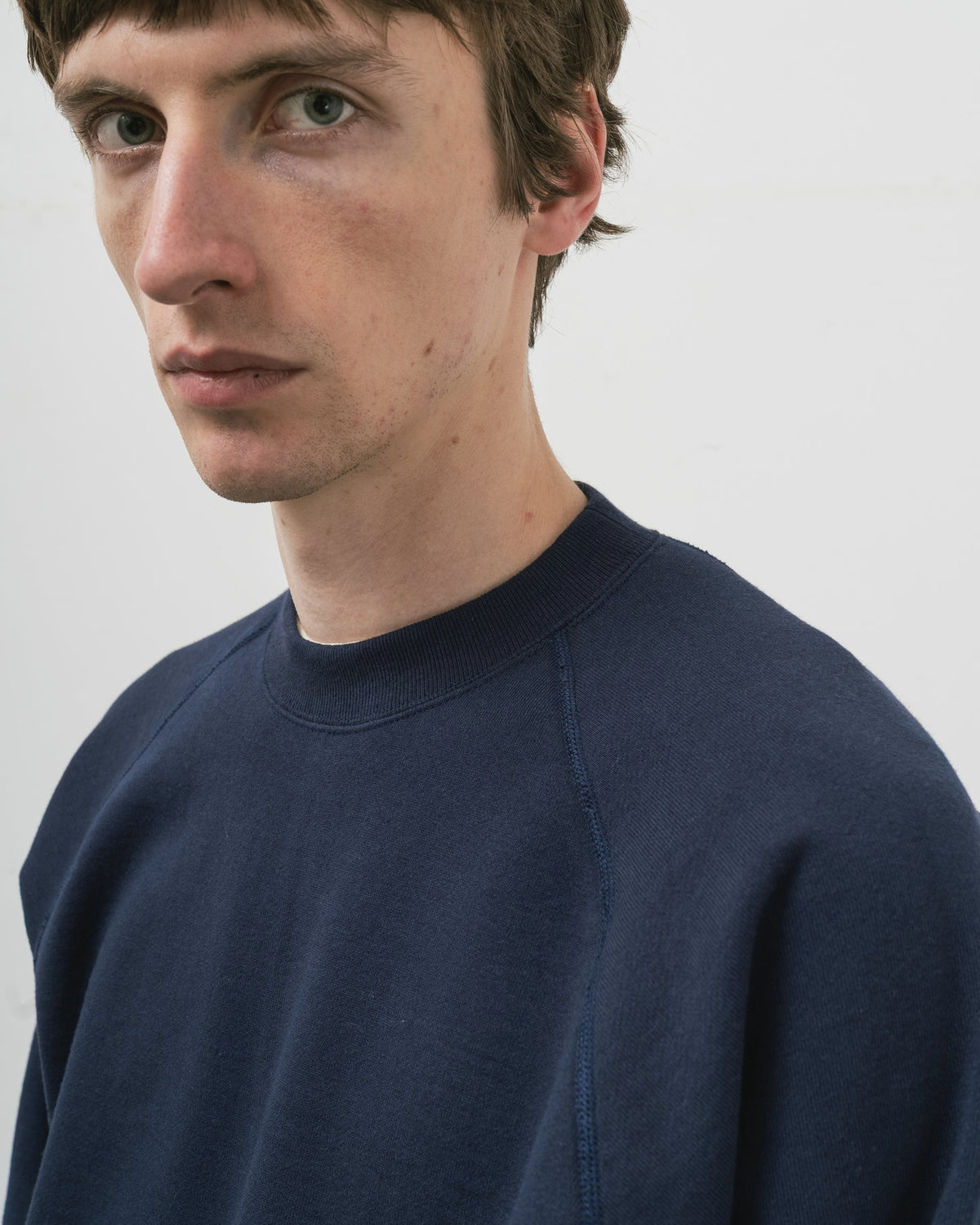 【Restock on Saturday, October 3rd】 SWEAT SHIRTS RAGLAN SLEEVE CREW NECK NAVY