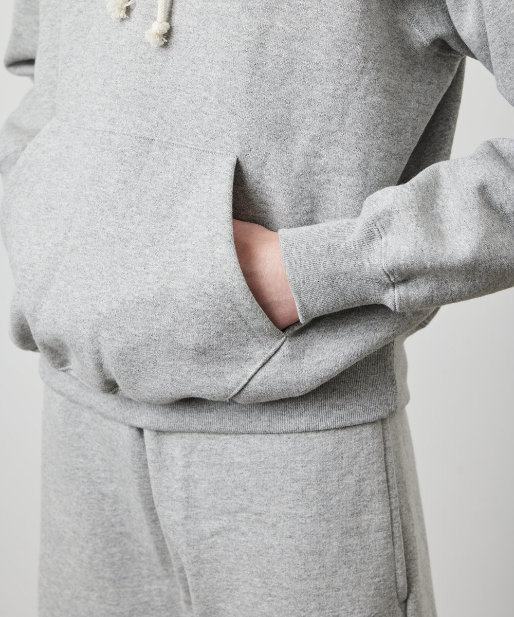SWEAT PARKA RAGLAN SLEEVE GRAY