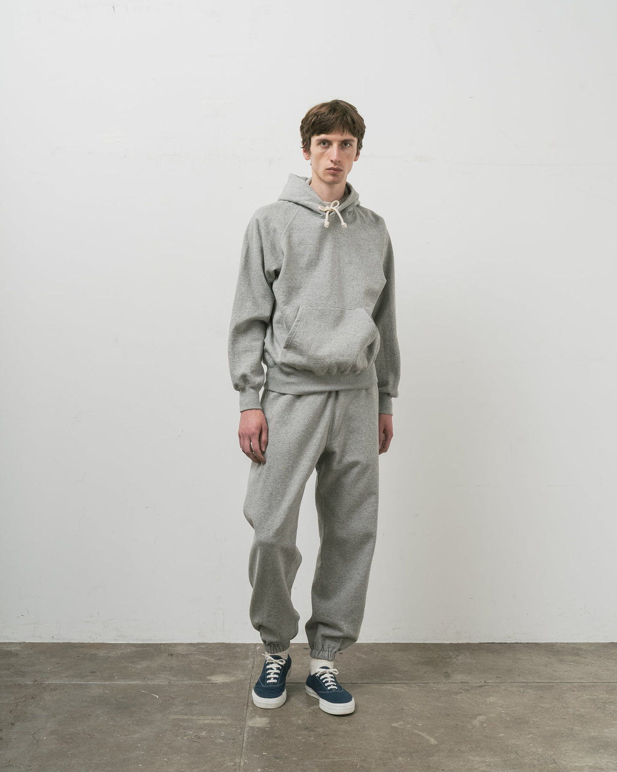SWEAT PARKA RAGLAN SLEEVE GRAY