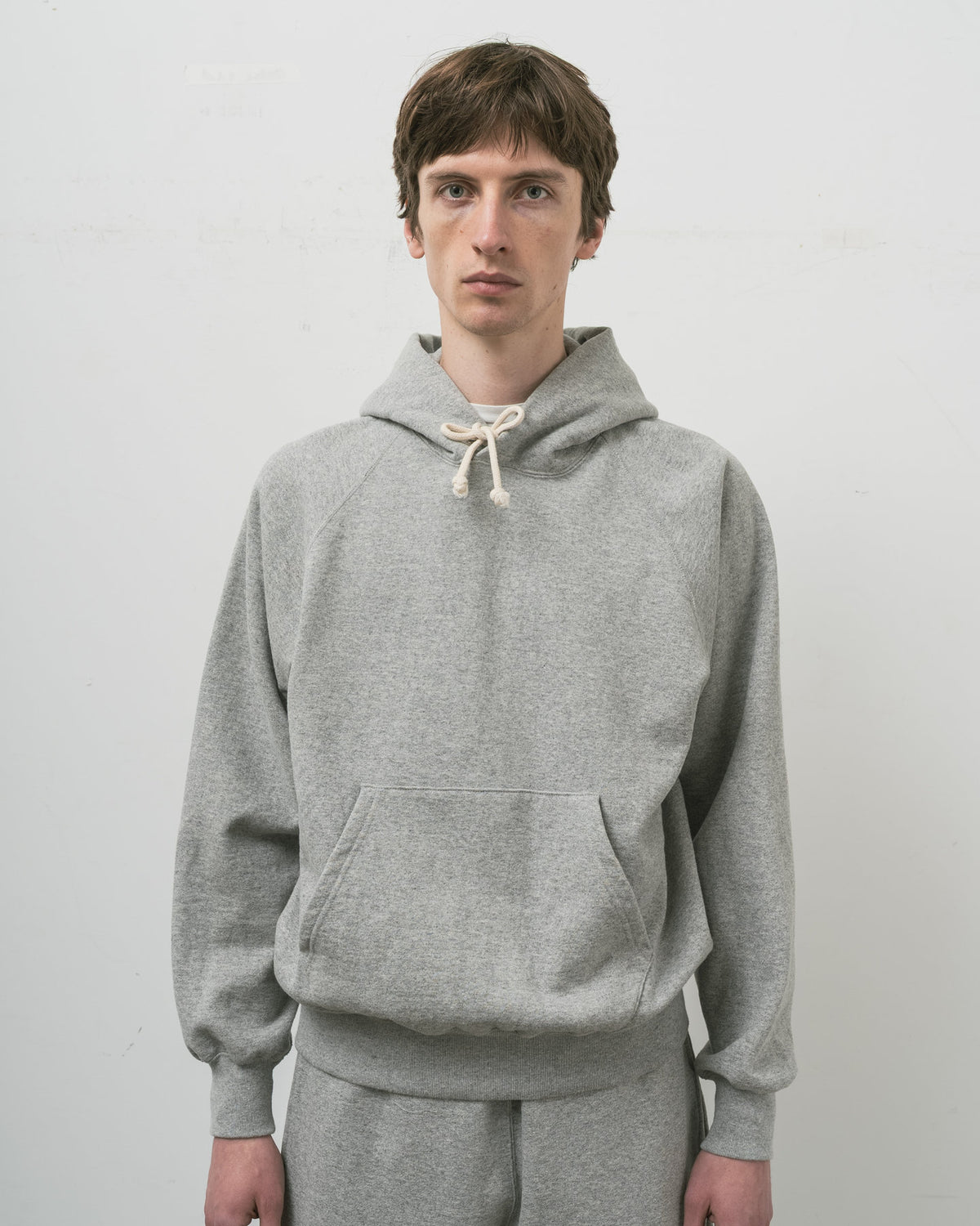 SWEAT PARKA RAGLAN SLEEVE GRAY