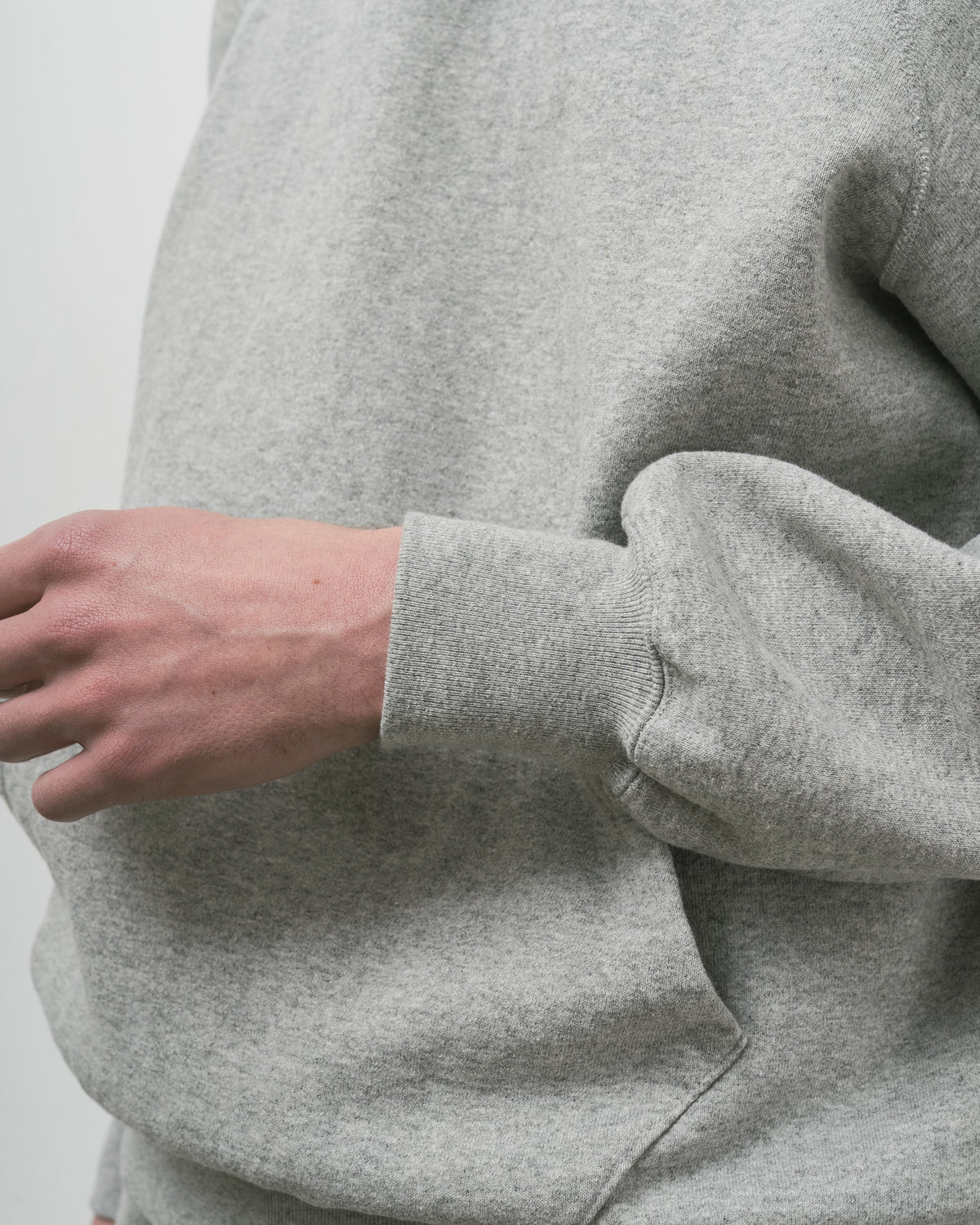 SWEAT PARKA RAGLAN SLEEVE GRAY