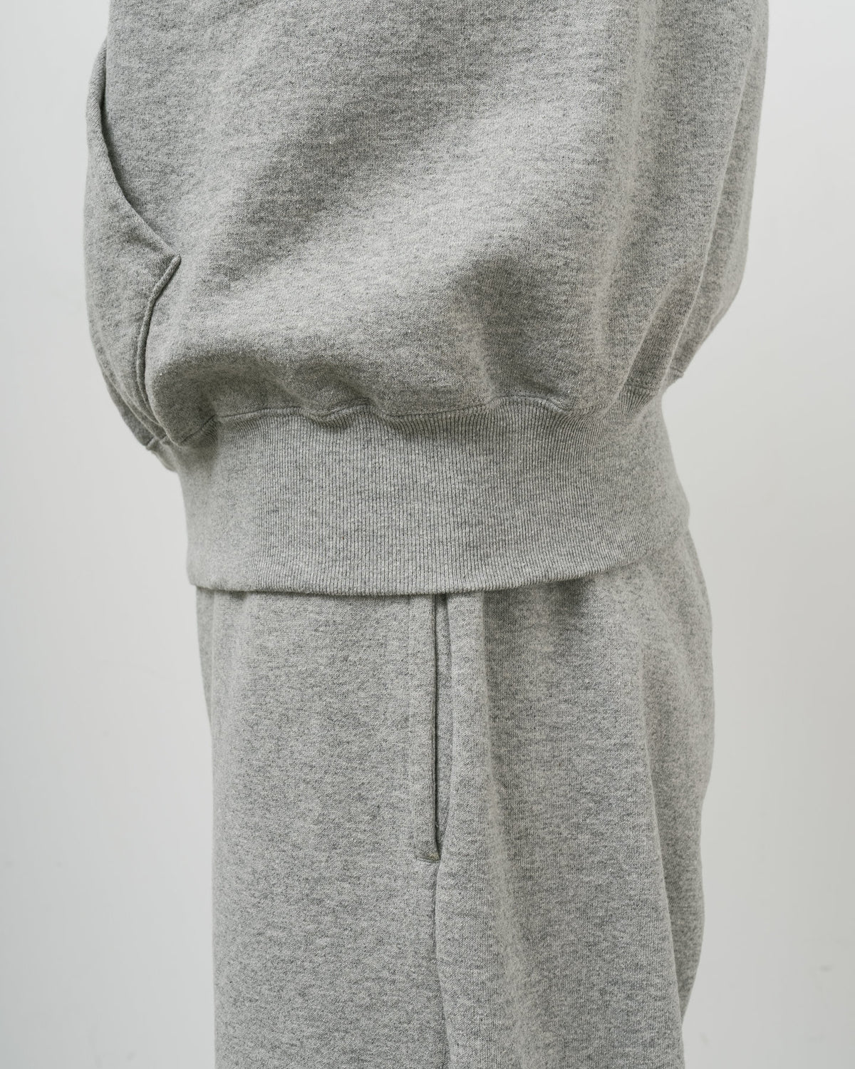 SWEAT PARKA RAGLAN SLEEVE GRAY
