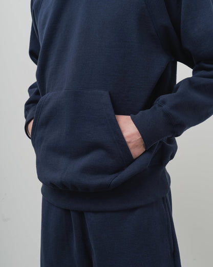 SWEAT PARKA RAGLAN SLEEVE NAVY