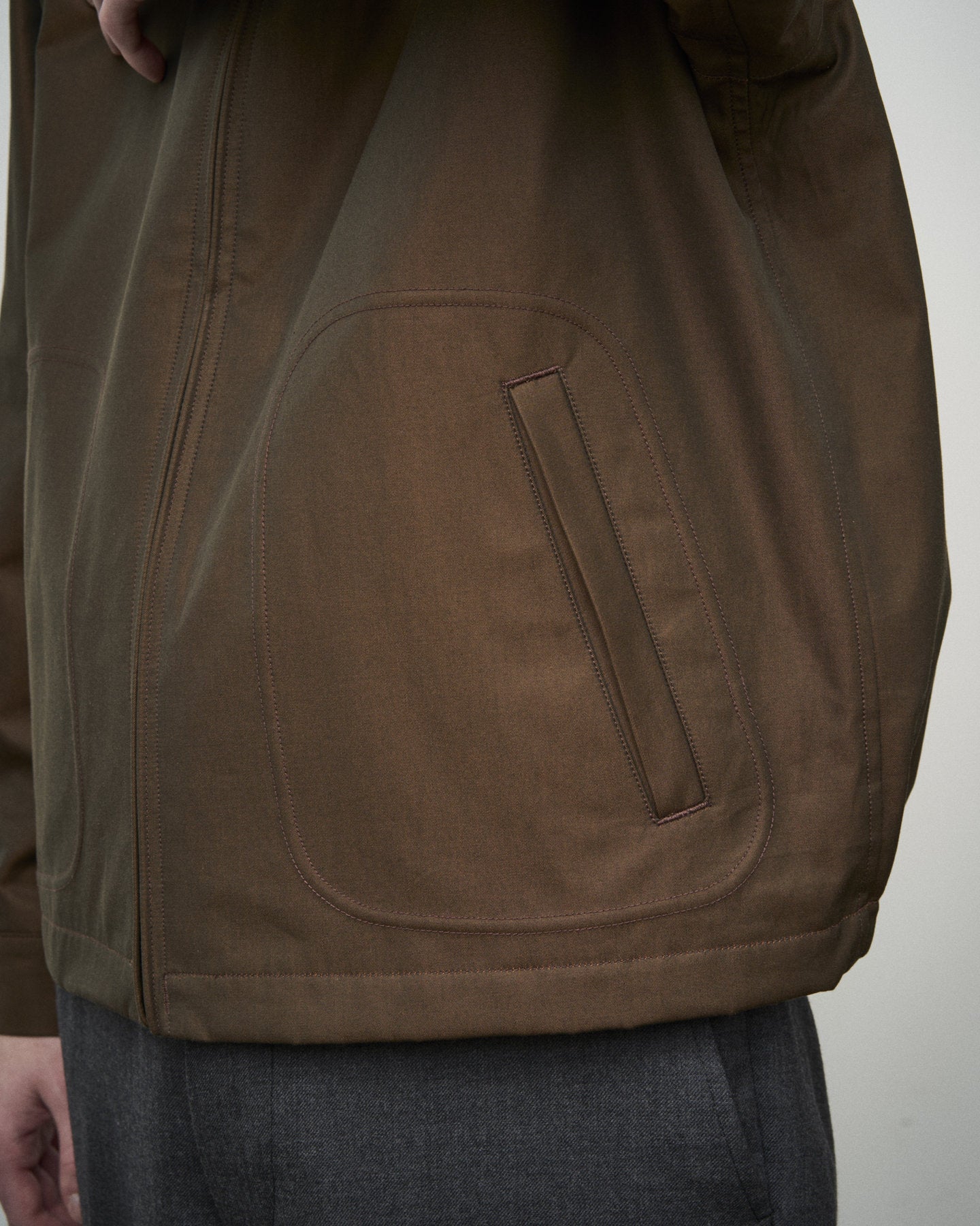 ANATOMICA by BRAGGIN' DRAGON VAN NUYS JACKET BROWN