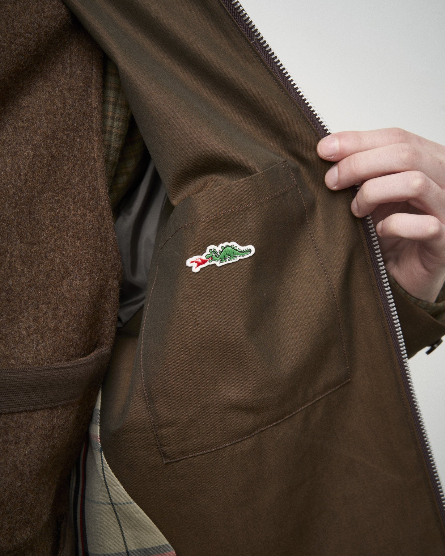 ANATOMICA by BRAGGIN' DRAGON VAN NUYS JACKET BROWN