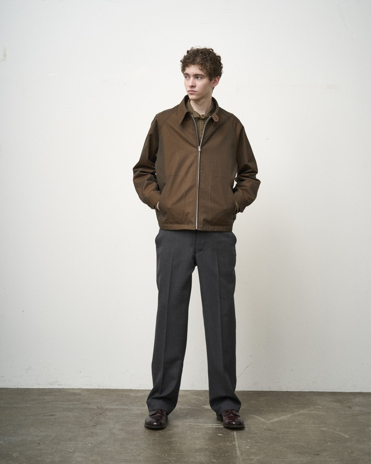 ANATOMICA by BRAGGIN' DRAGON VAN NUYS JACKET BROWN