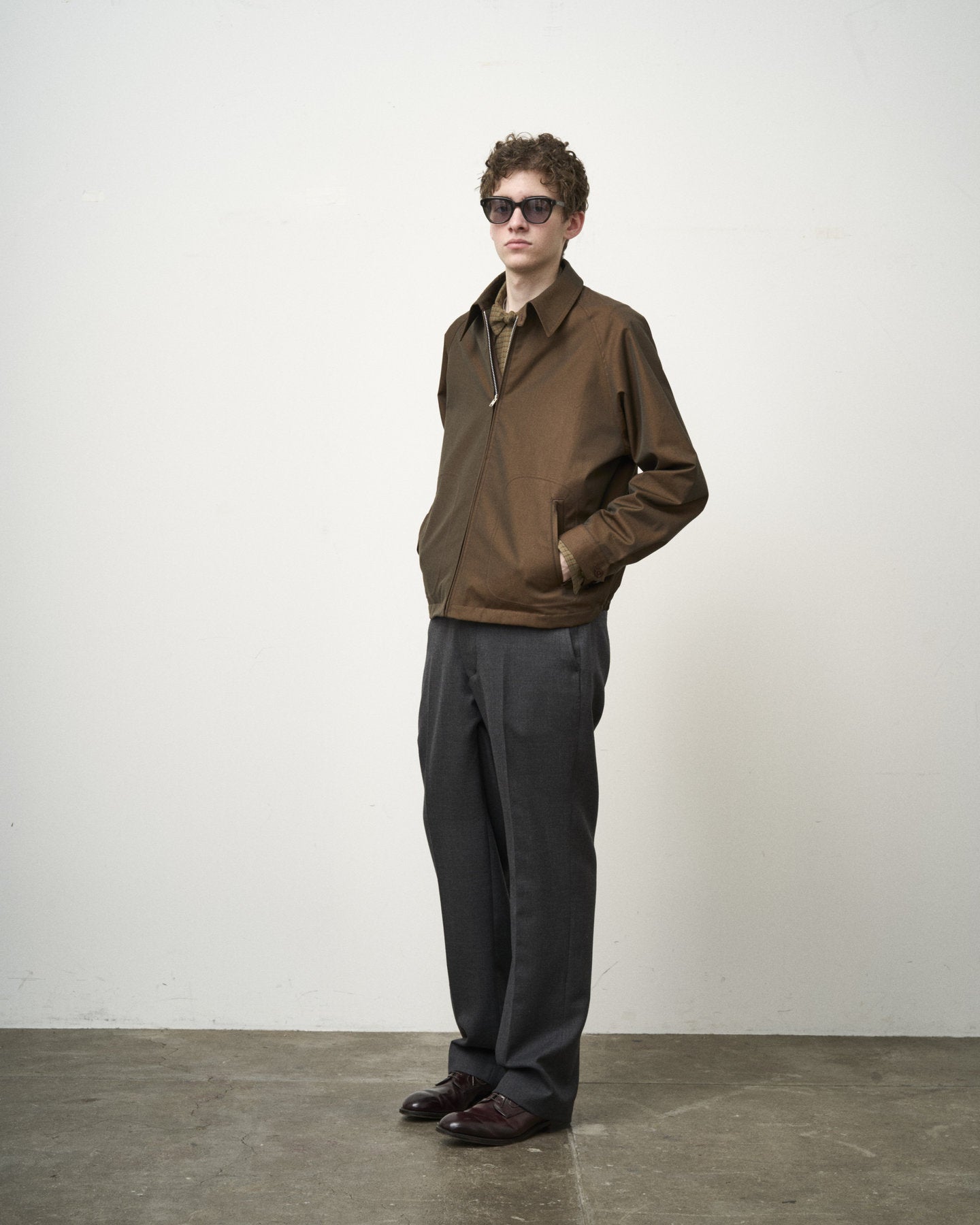 ANATOMICA by BRAGGIN' DRAGON VAN NUYS JACKET BROWN