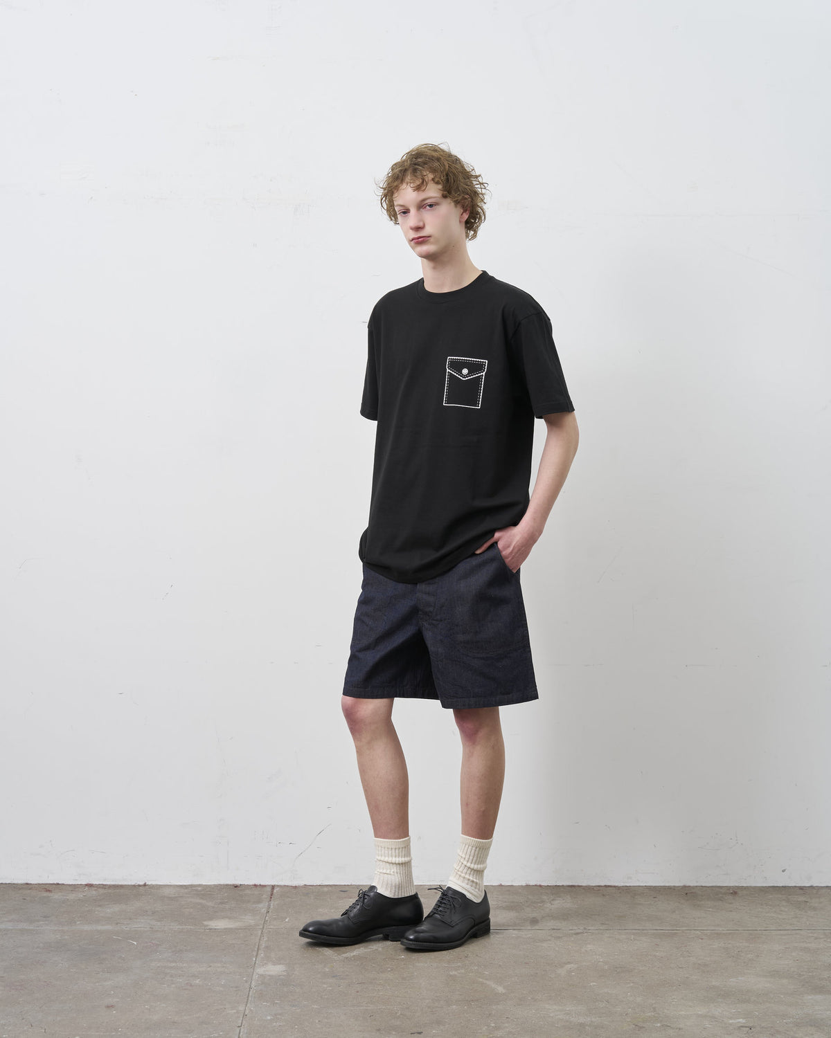 BIG YANK Y1935 FAKE POCKET TEE BLACK