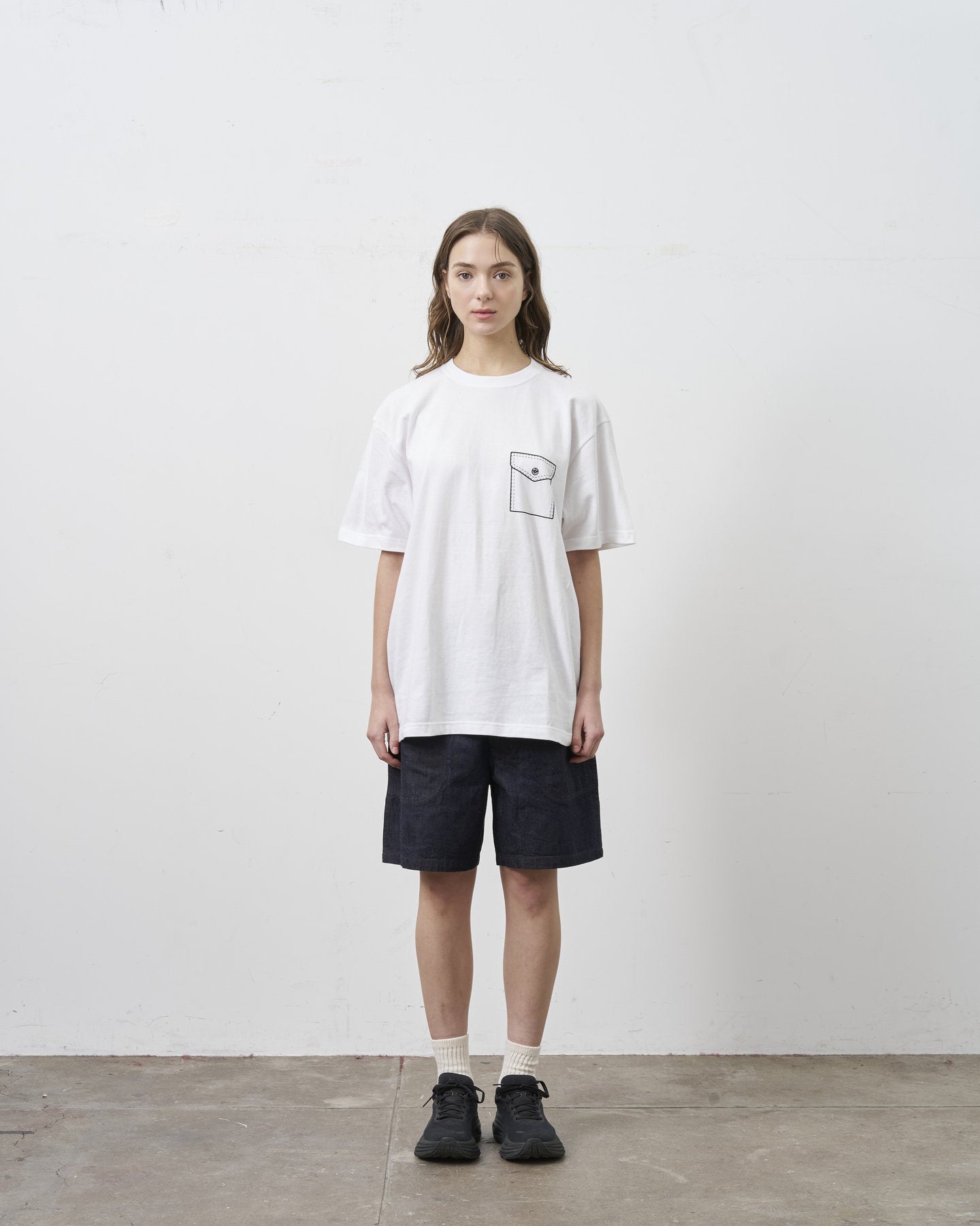 BIG YANK Y1935 FAKE POCKET TEE WHITE