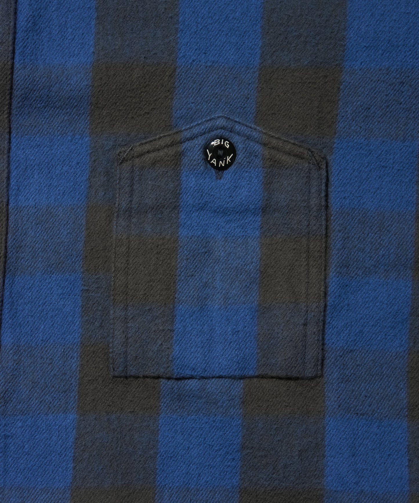 BIG YANK Y1945 SHRITS FLANNEL BROCK CHECK BLUE