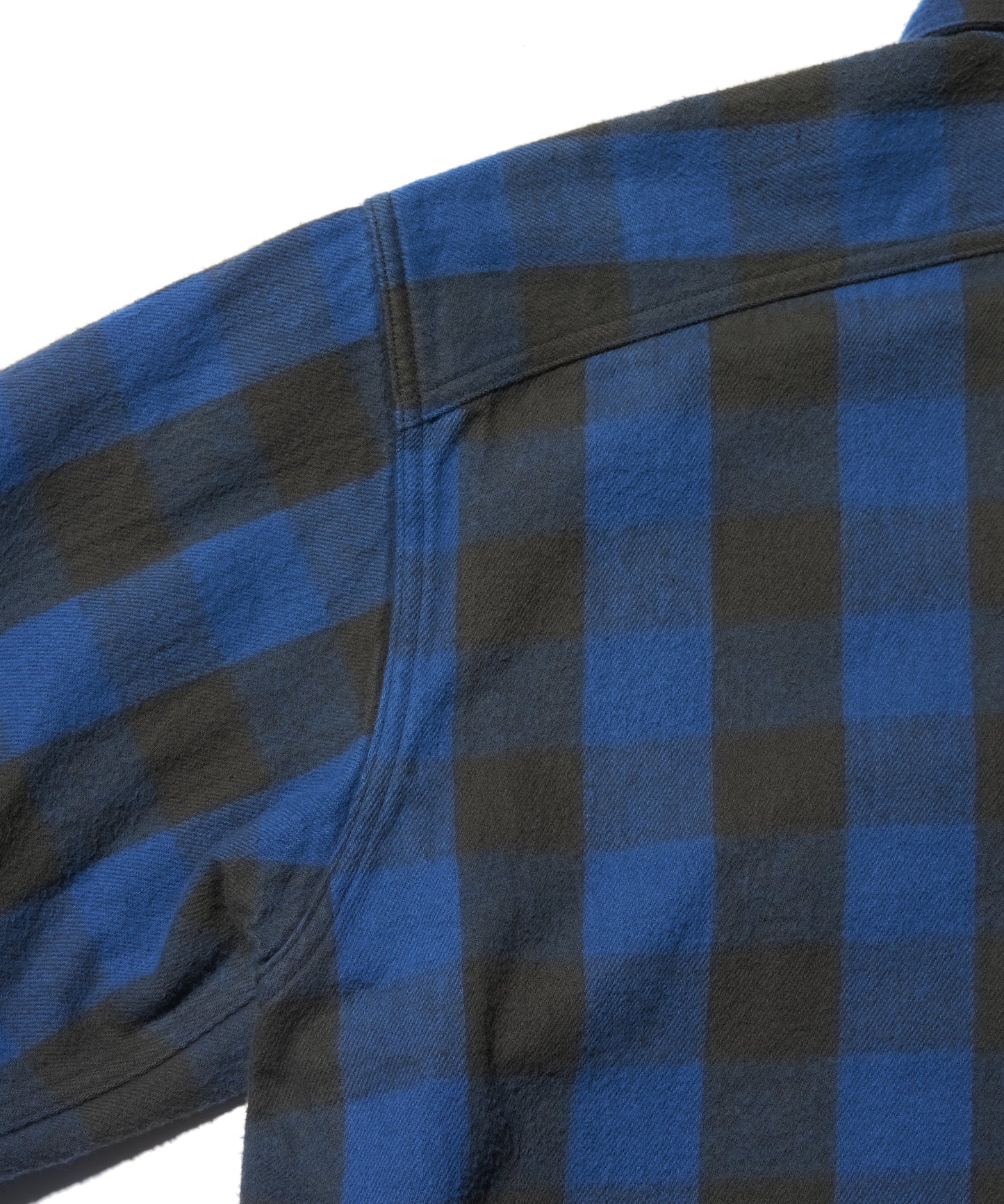 BIG YANK Y1945 SHRITS FLANNEL BROCK CHECK BLUE
