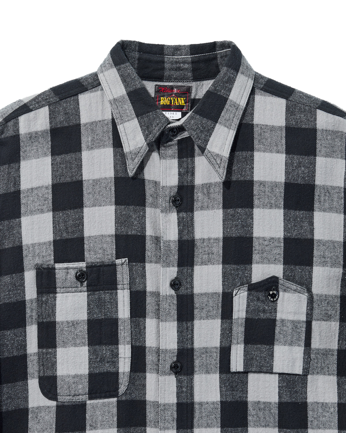 【Launch on September 12th】BIG YANK Y1945 SHIRTS FLANNEL BROCK CHECK GRAY