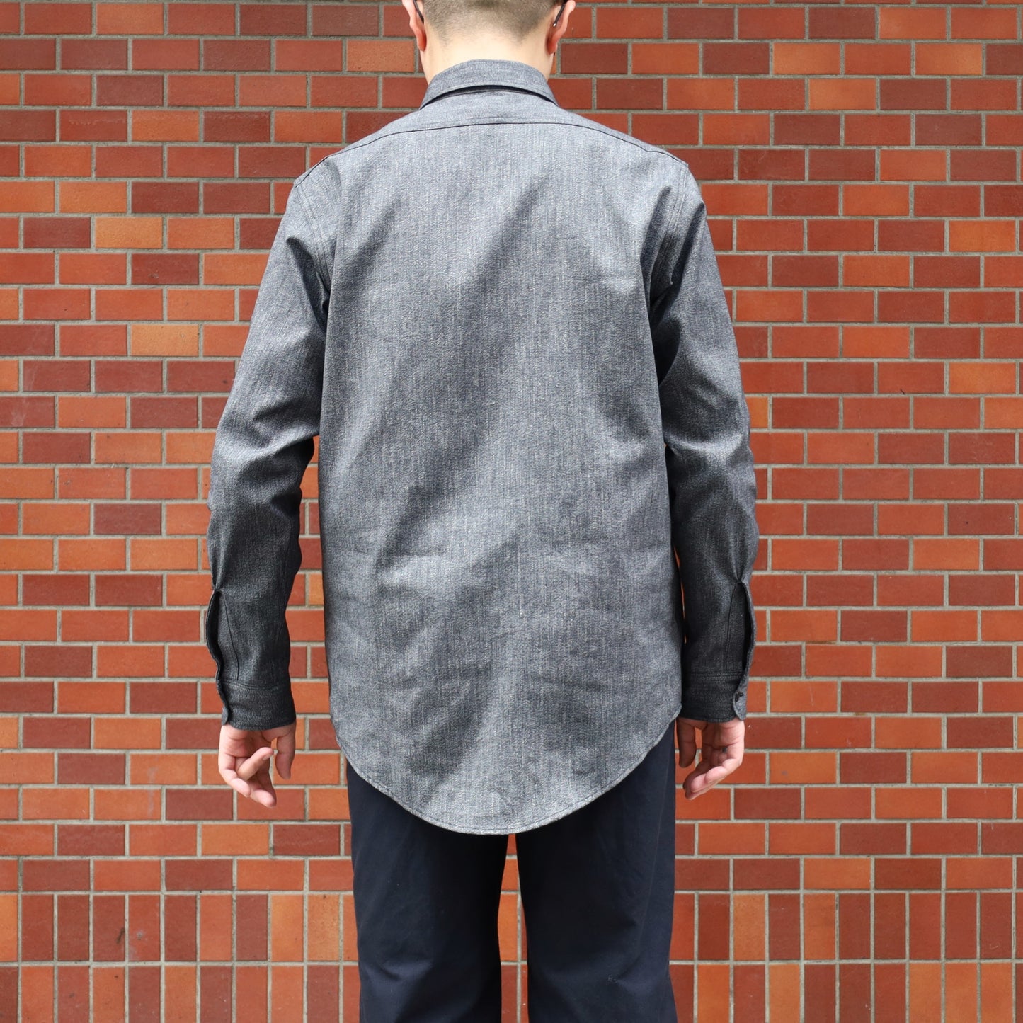 BIG A SHIRTS CHAMBRAY BLACK