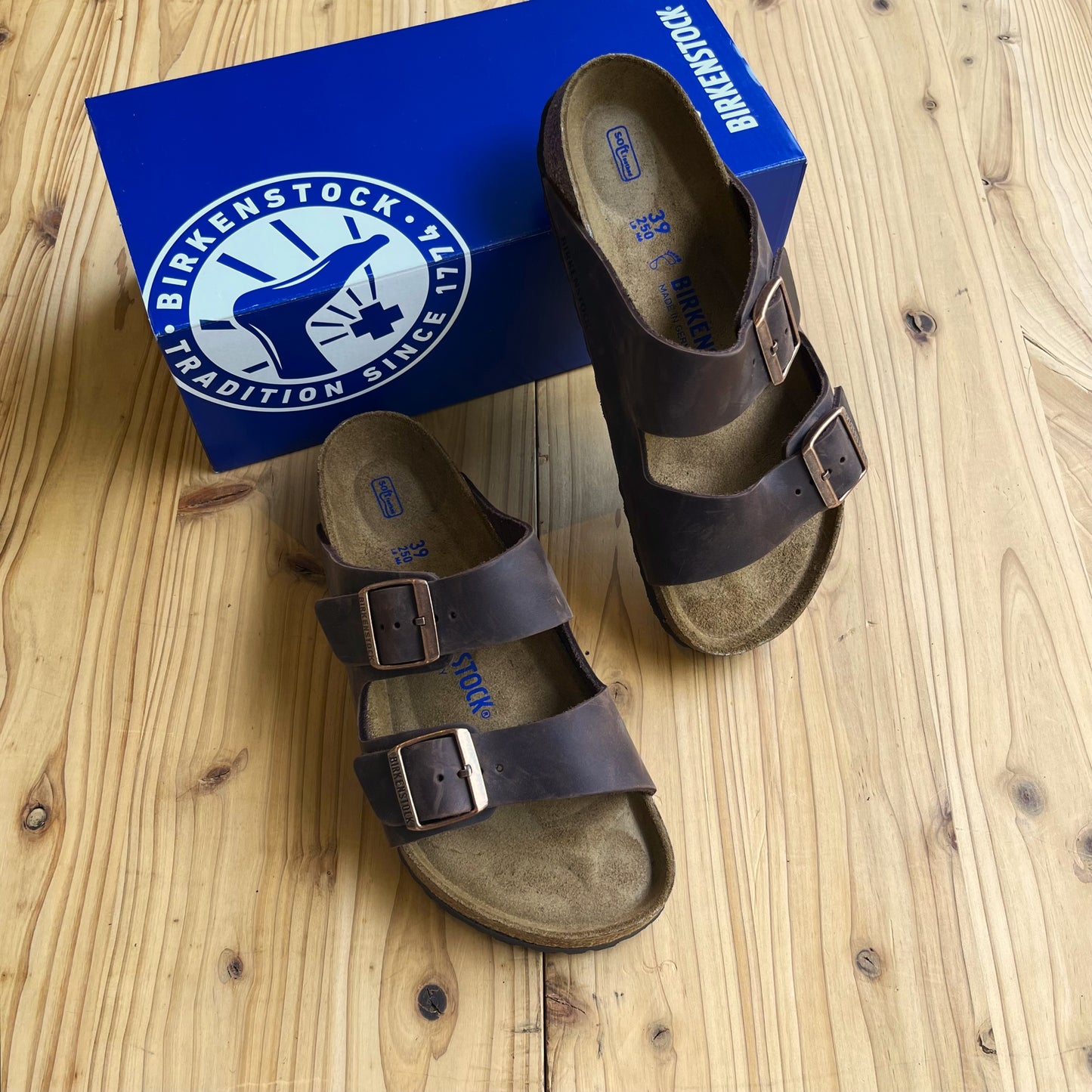 BIRKENSTOCK ARIZONA OILED LEATHER