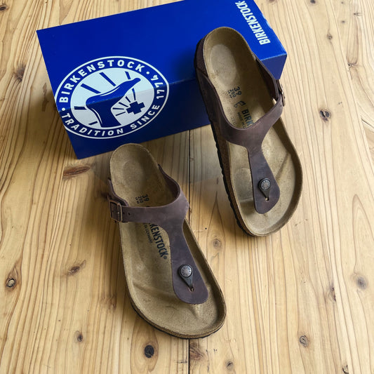 BIRKENSTOCK GIZEH OILED LEATHER