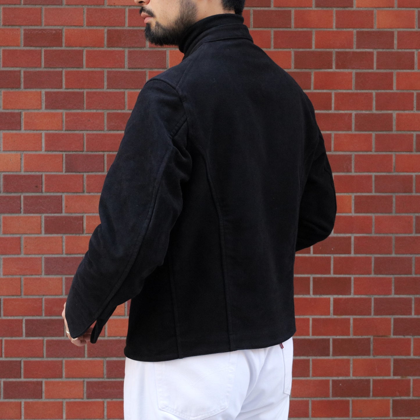 DOLMAN ENGLISH MOLESKIN BLACK