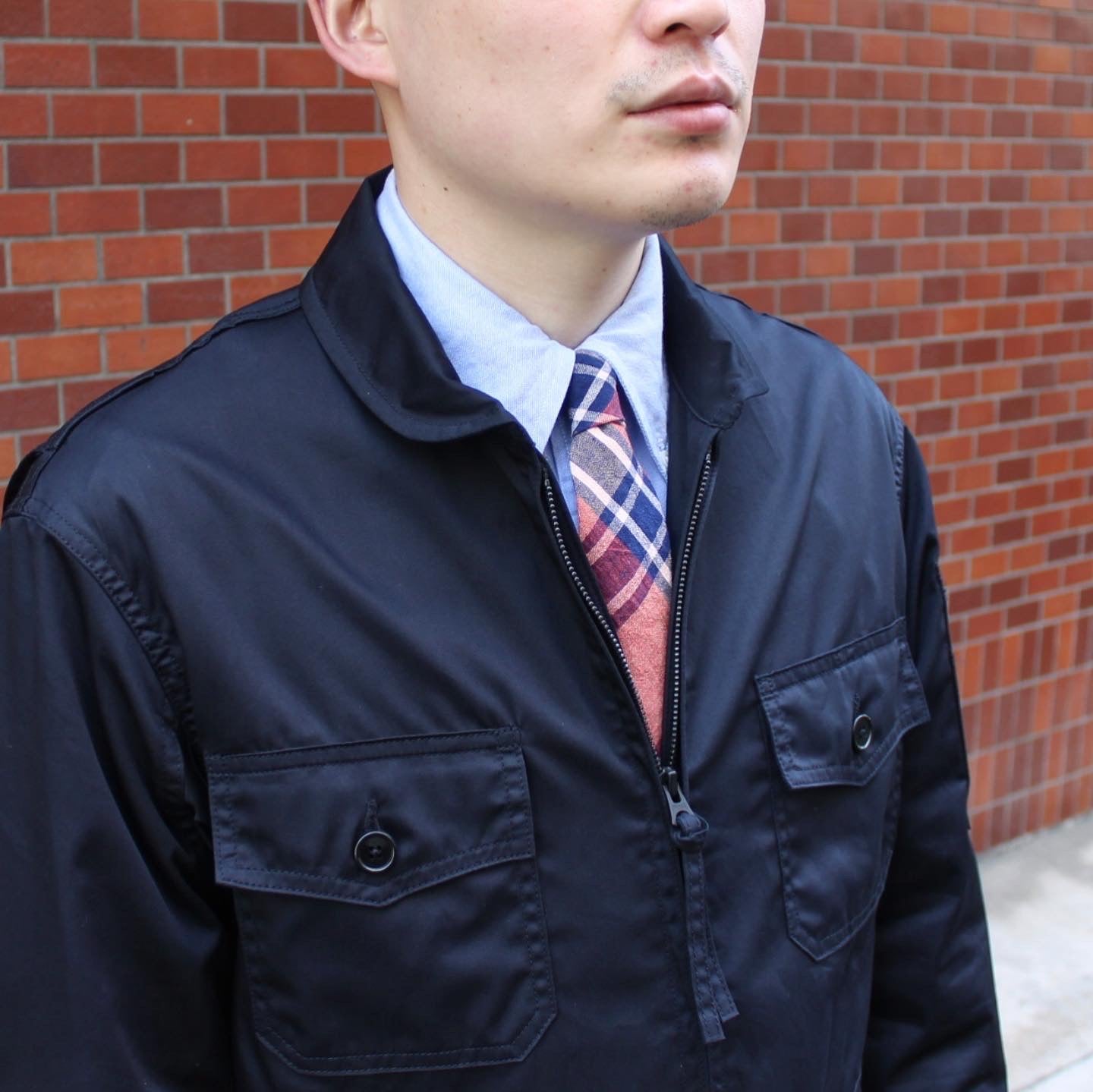 U.S. NAVY FLIGHT JACKET NAVY – ANATOMICA NAGOYA