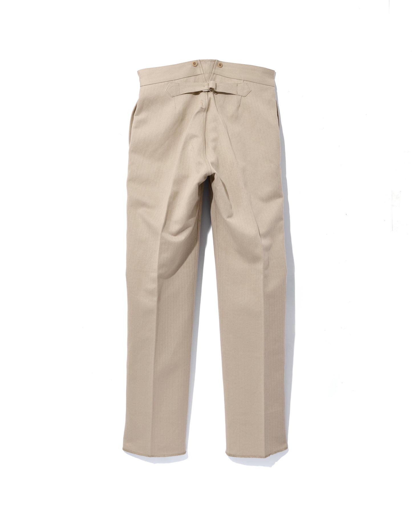 BJ LINEN COTTON HERRING-BONE NATURAL