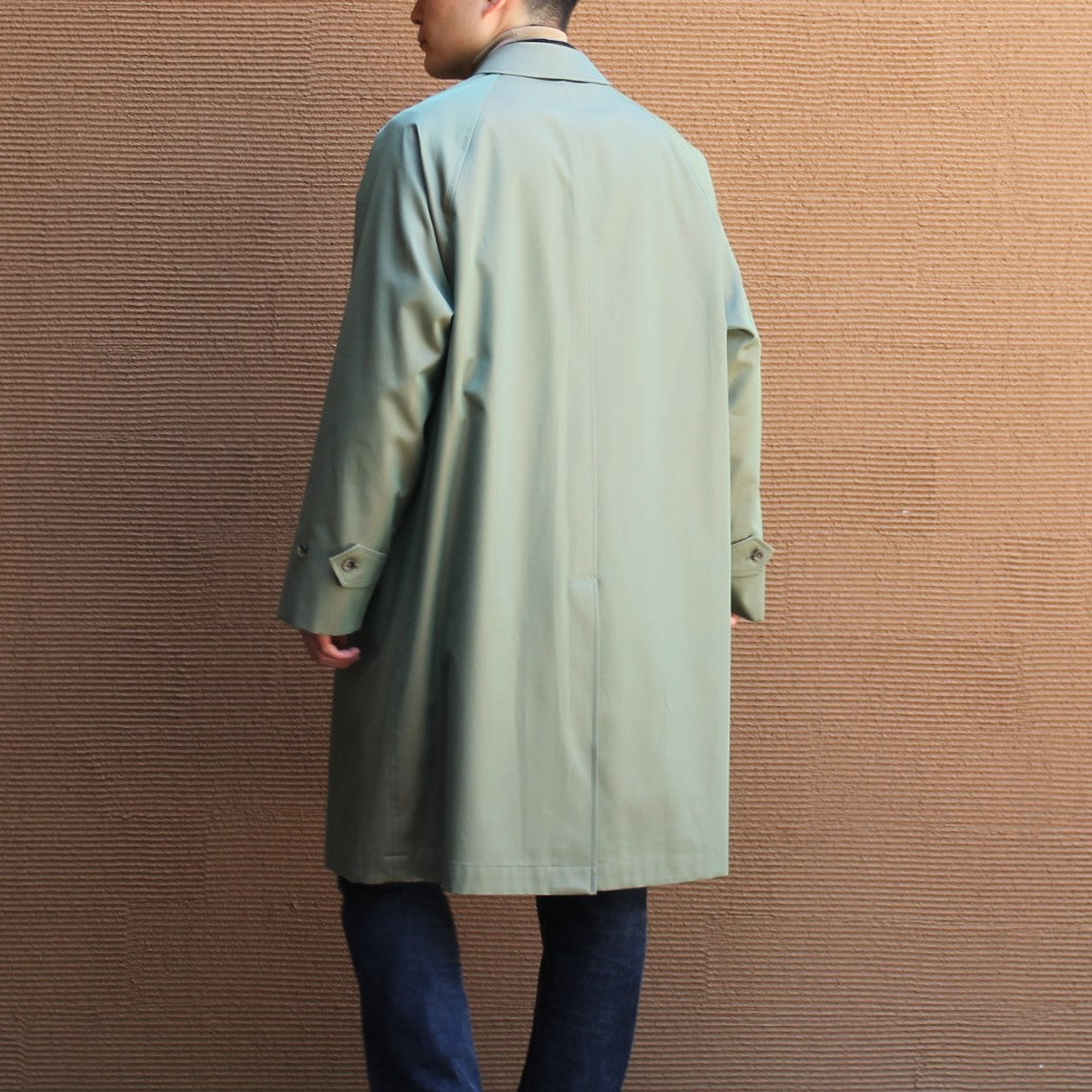 SINGLE RAGLAN COAT GABARDINE OLIVE