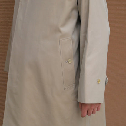 SINGLE RAGLAN COAT GABARDINE BEIGE