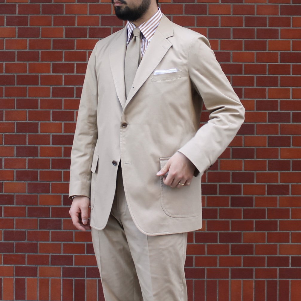 UNIVERSITY JACKET POPLIN BEIGE