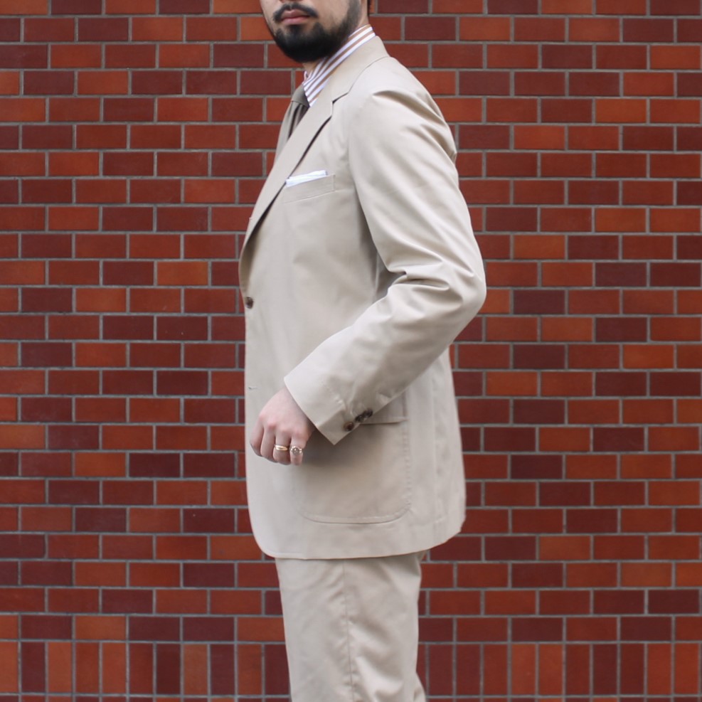 UNIVERSITY JACKET POPLIN BEIGE